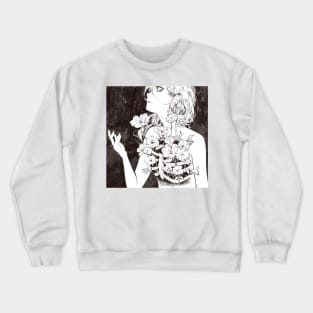 Girl Bone Flower 4 Crewneck Sweatshirt